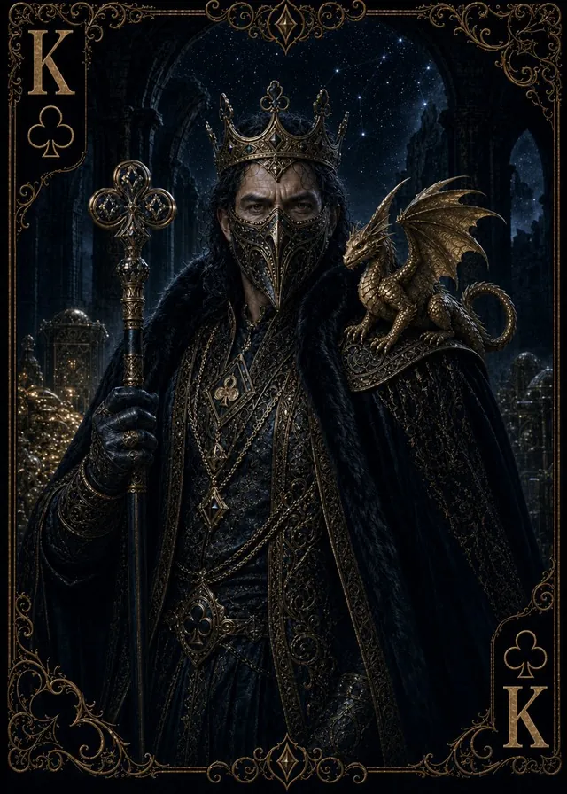 King of Clubs — Black Death